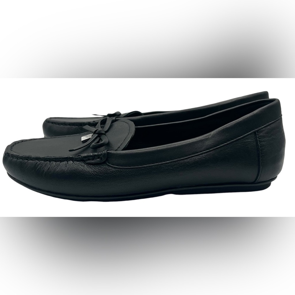 Michael Kors Women’s Black Juliette leather loafers women’s 6.5M - Picture 8 of 10